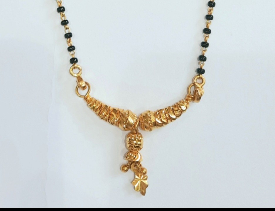 Gold Maharashtrian  Mangal Sutra 22k Pure
