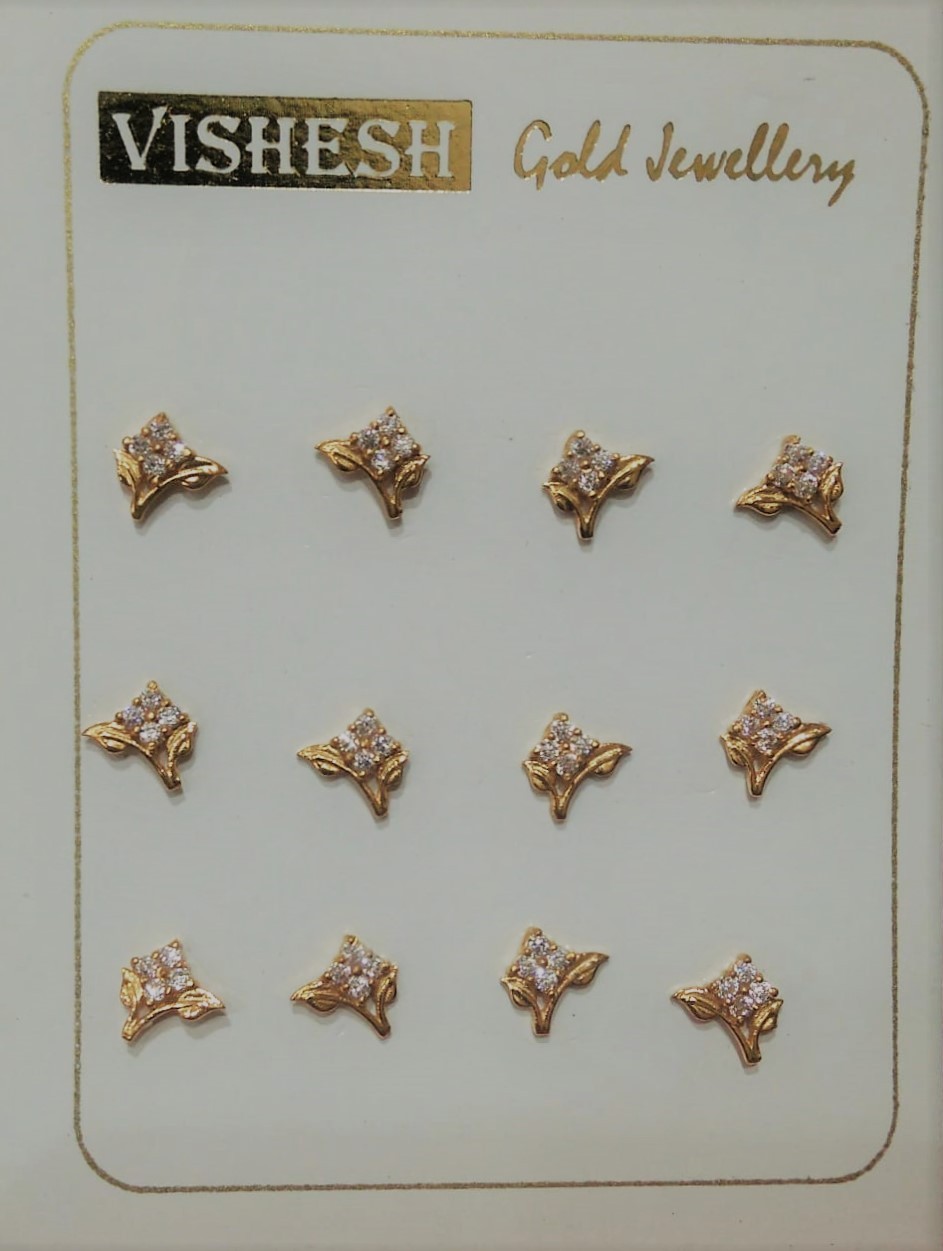 Flower Gold Nose pins