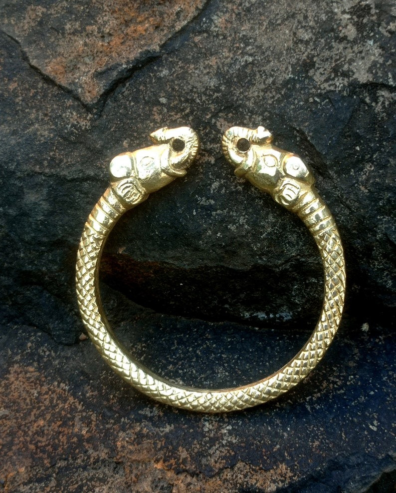 ELEPHANT FACE BANGLE