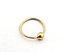 PLAIN WIRE BALL NOSE RING