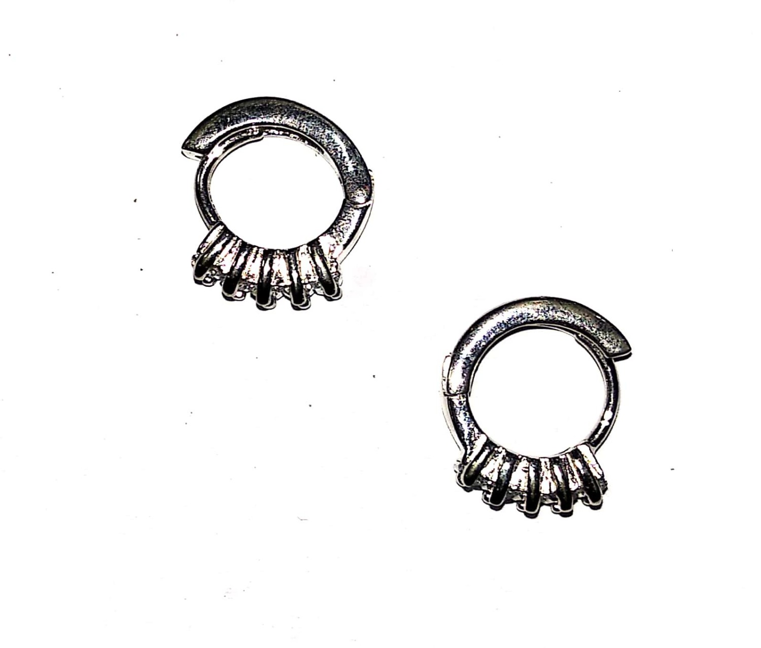 PLATO JEWELS 925 PURE SILVER EARRINGS SILVER DROPS & DANGLERS