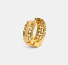 MEN GOLD EARINNG CLICKER HINGED MASCULINE  SINGLE HOOP